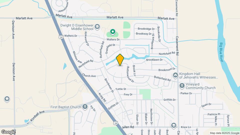 2607 Blueline Cir Map and Location Details