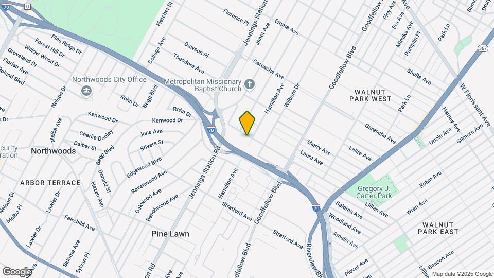 6504 Lillian Ave Mapa y Detalles de la Ubicación