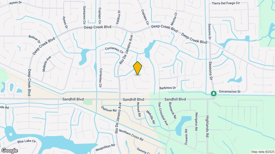 421 Londrina Dr Map and Location Details