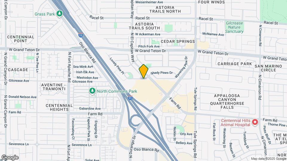 8721 Shady Pines Dr Map and Location Details
