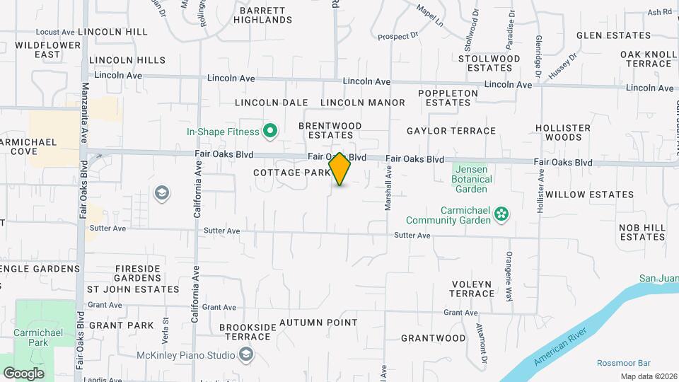 3912 Bryan Way Map and Location Details