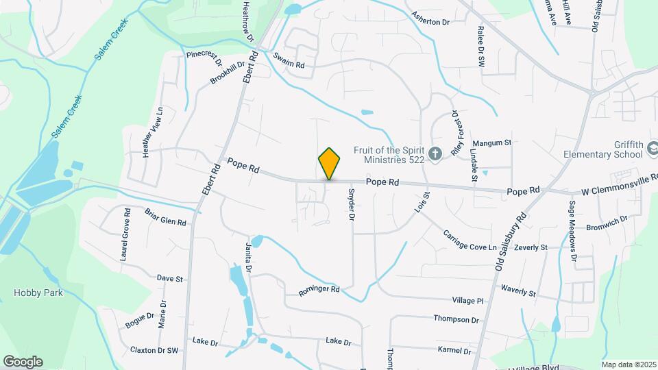 2001 Moss Brook Ct Map and Location Details