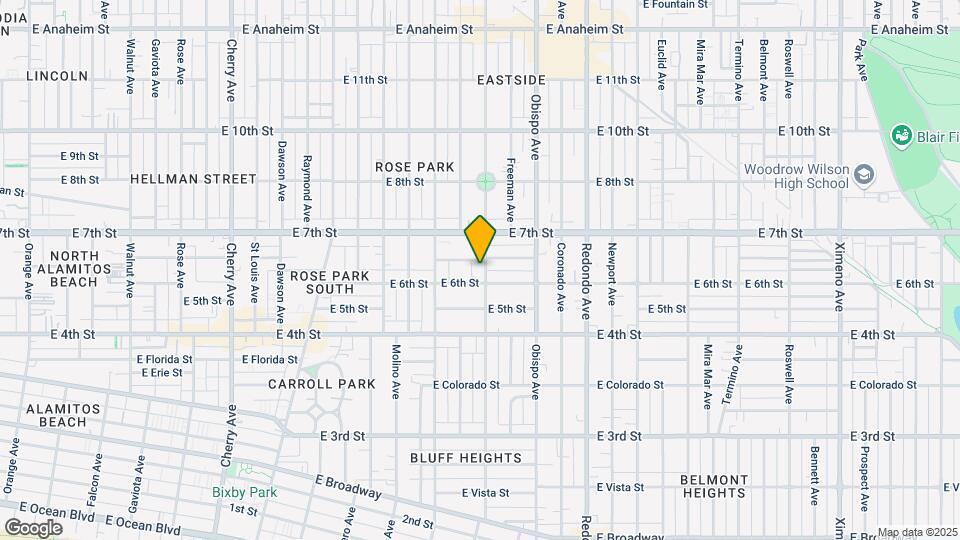 625 Orizaba Ave Map and Location Details