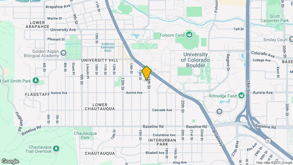 955 16th St Map and Location Details