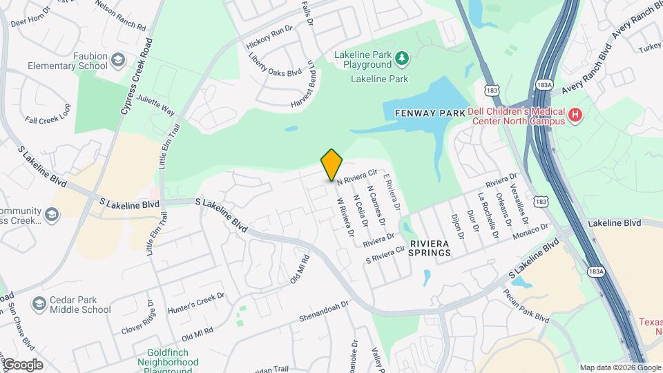 2103 W Riviera Dr Map and Location Details