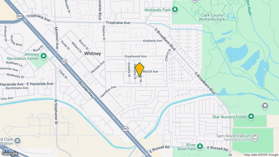 5271 Los Pinos St Map and Location Details