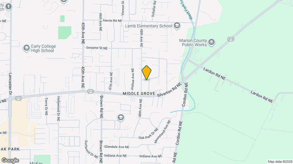 3617 Silverstone Dr NE Map and Location Details