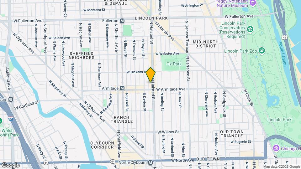 2014 N Halsted St Map and Location Details