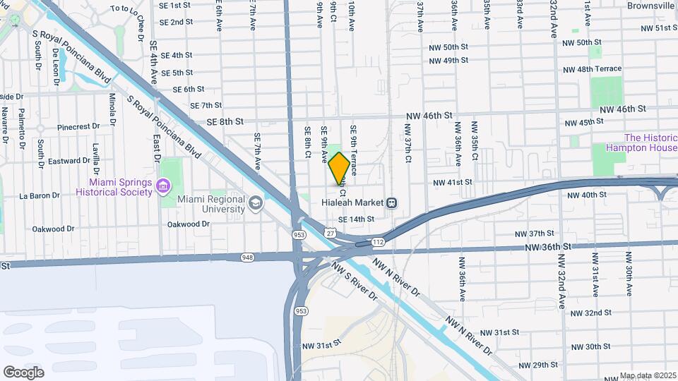 938 SE 12th St, Unit Front unit Map and Location Details