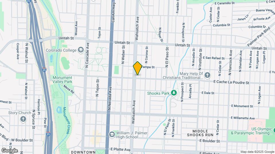 903 N Wahsatch Ave Map and Location Details
