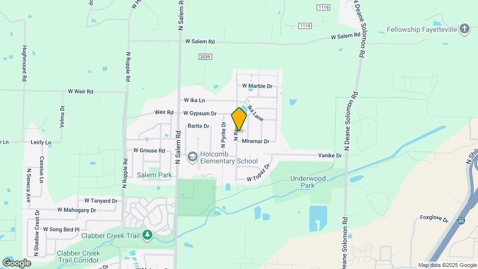 3046 N Raven Ln Map and Location Details