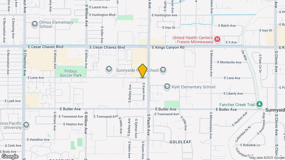 5183 E Lowe Ave Map and Location Details