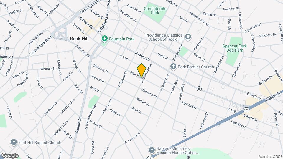 556 Flint St Map and Location Details