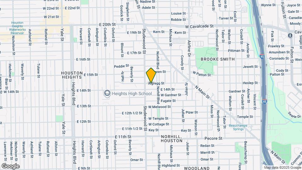 1124 Algregg St Map and Location Details