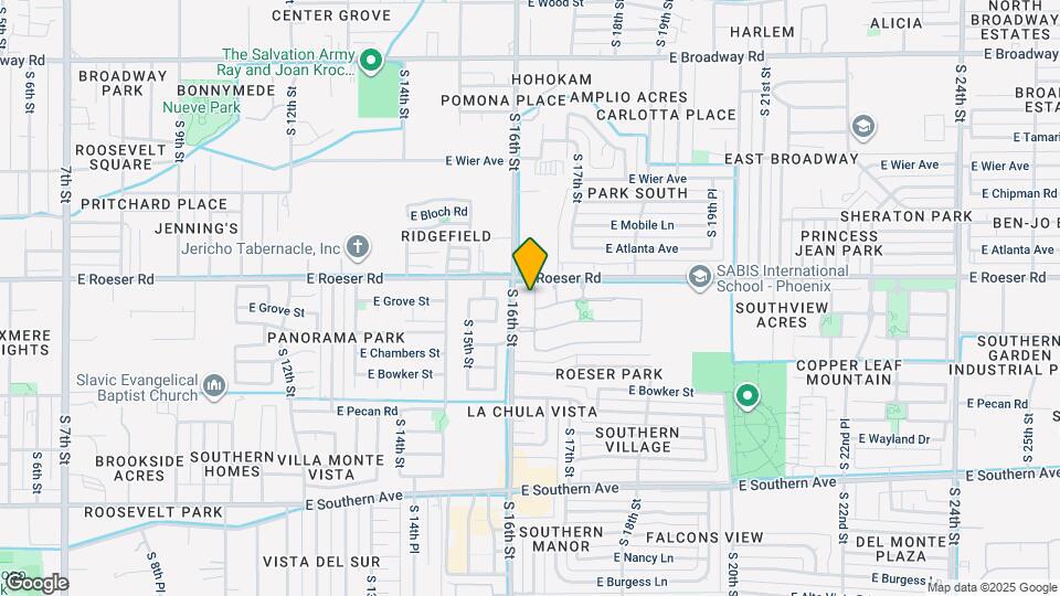 5216 S 16th Pl Map and Location Details