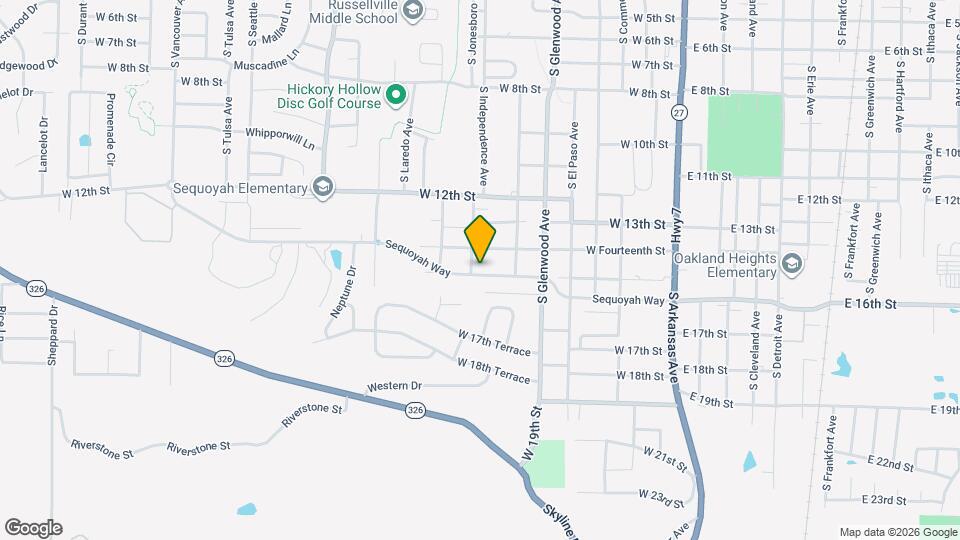 918 Sequoyah Way Map and Location Details