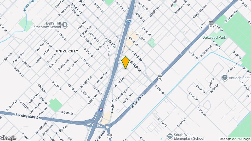 1813 S 19th St Map and Location Details