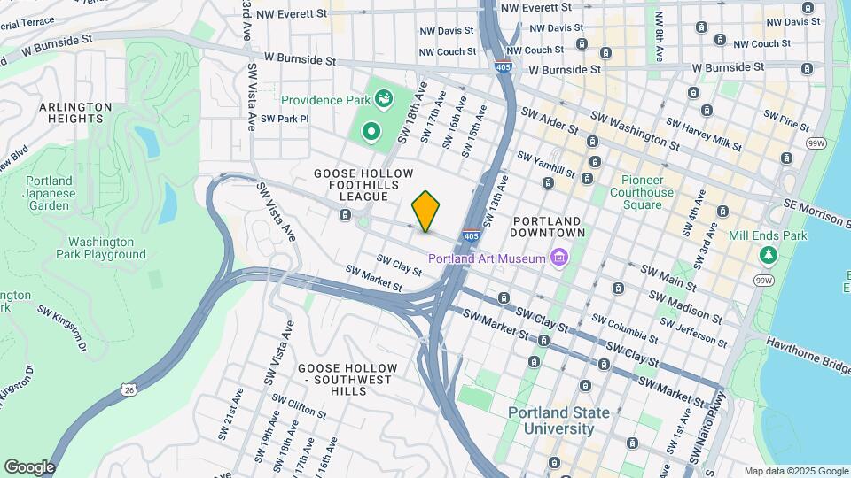 1510 SW Jefferson St Map and Location Details