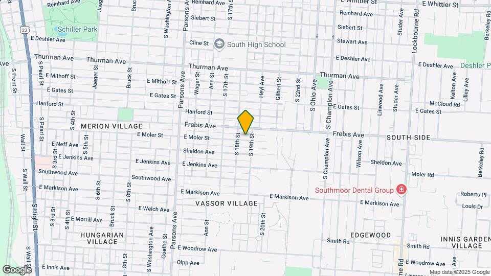 664 E Moler St Map and Location Details
