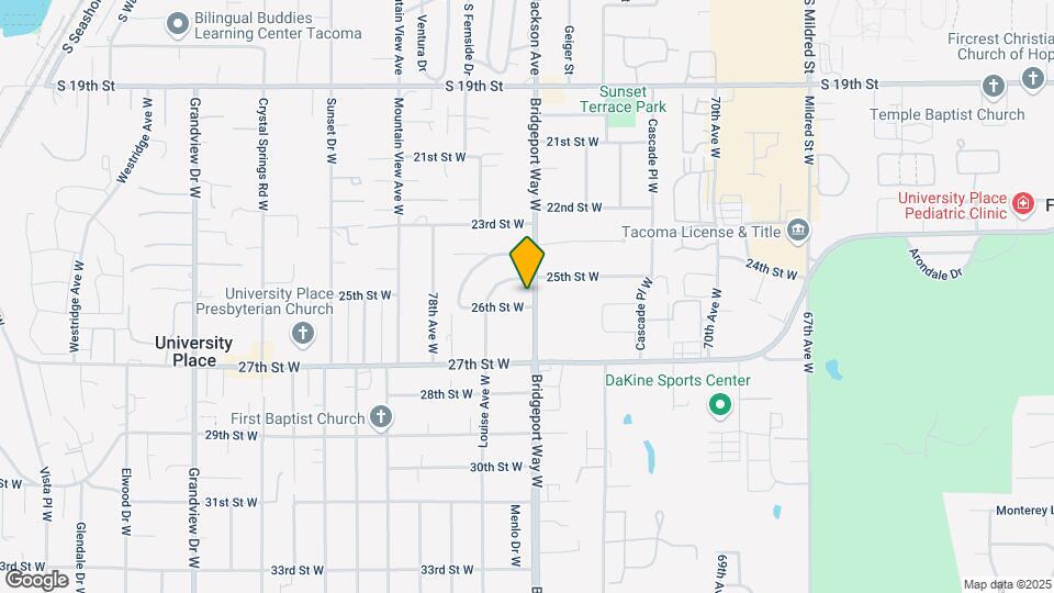 2504 Bridgeport Way W Map and Location Details