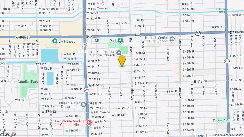 4365 W 1st Ave Map and Location Details