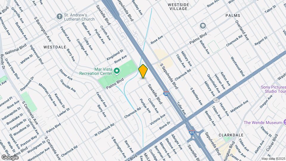3485 Sawtelle Blvd Mapa y Detalles de la Ubicación