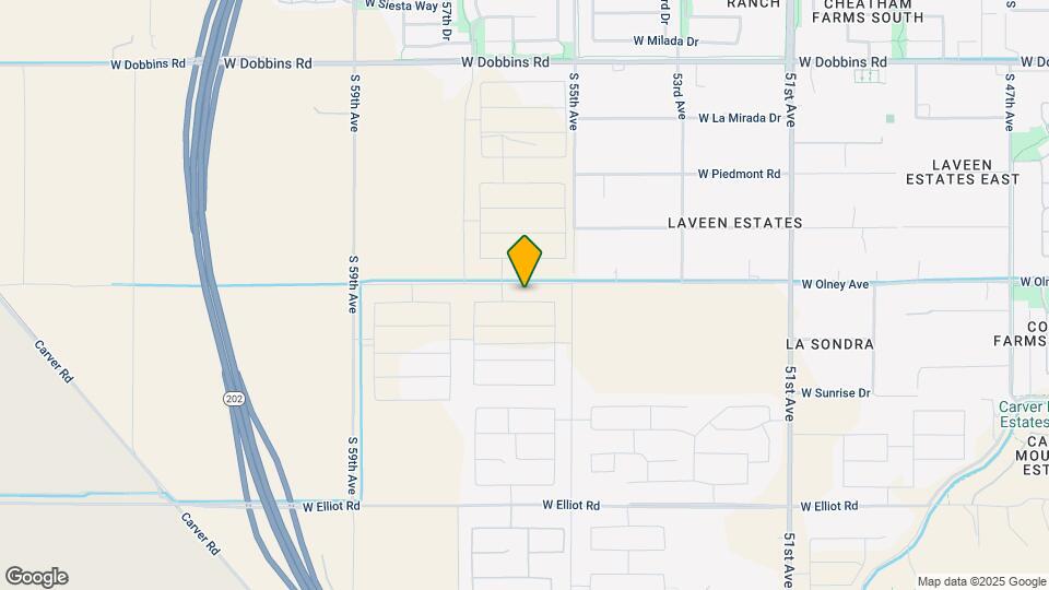 5542 W Moody Trl Map and Location Details