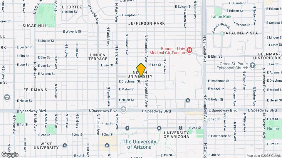 1227-1241 E Drachman St Map and Location Details