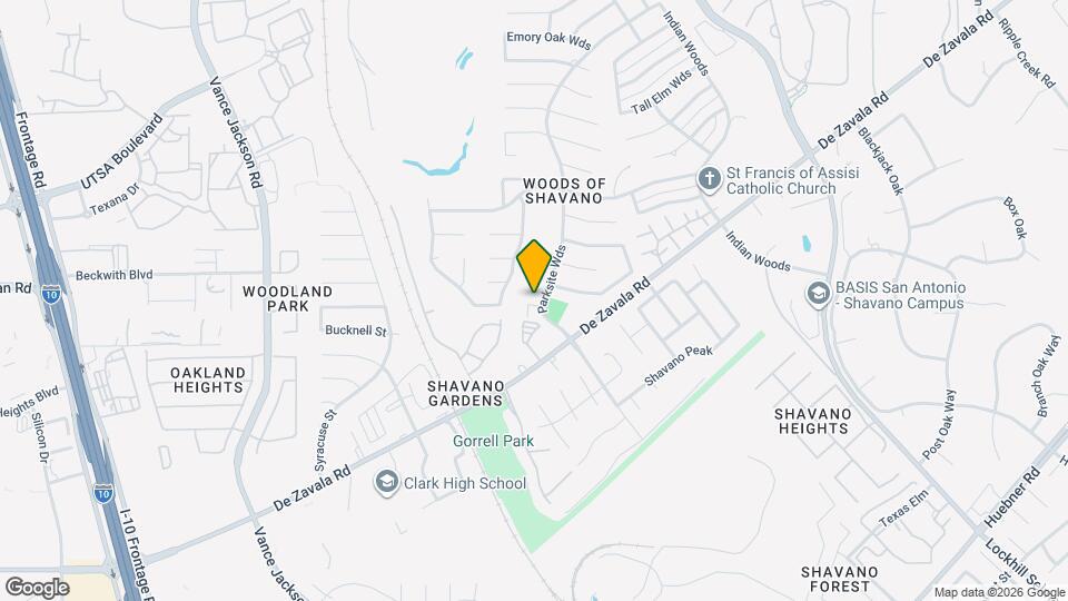 13815 Parksite Wds Map and Location Details