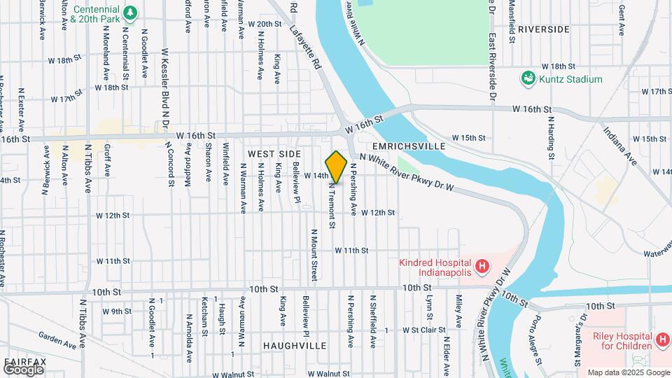 1241 N Tremont St Mapa y Detalles de la Ubicación