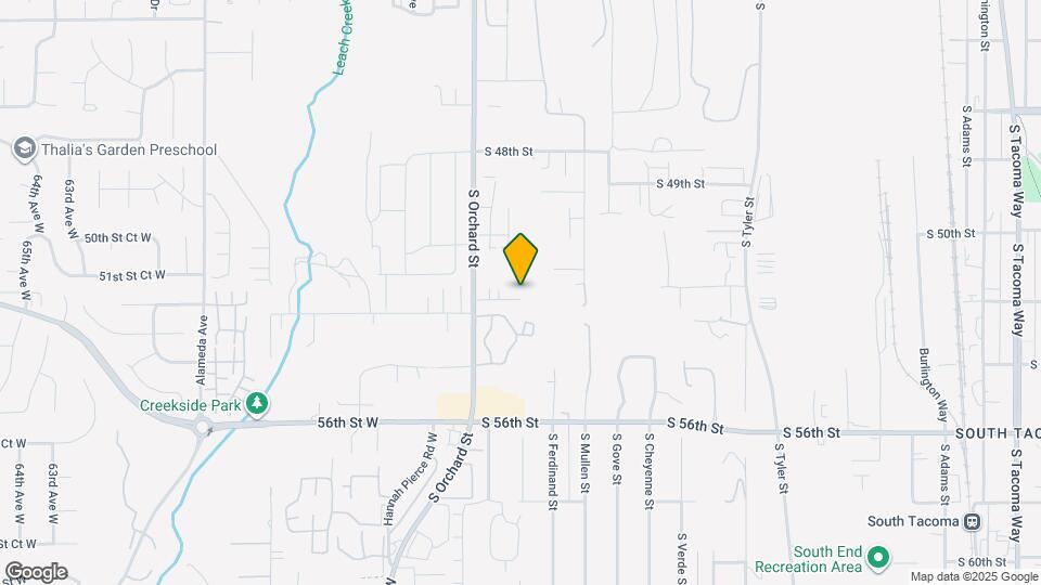 5217 S Orchard St Map and Location Details