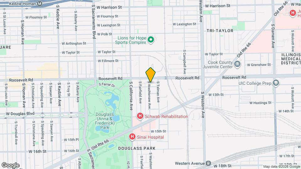 2654 W 12th Pl Map and Location Details