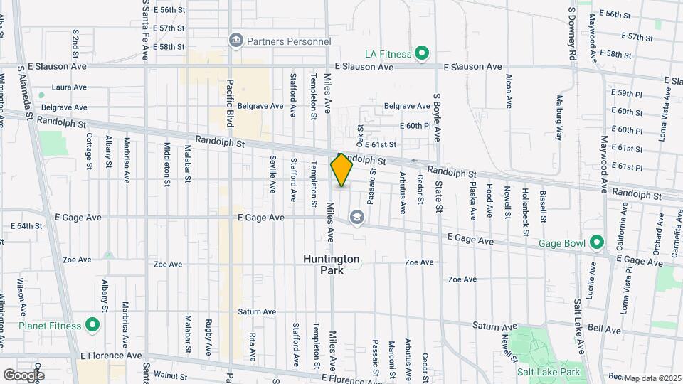 6321 Gentry St Map and Location Details