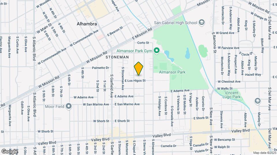 311 Los Higos St Map and Location Details