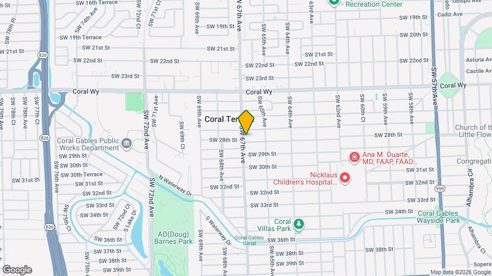 2741 SW 67th Ave Map and Location Details