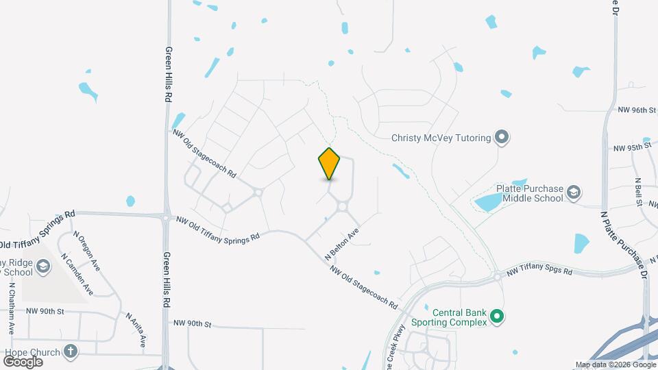 9326 N Robinhood Ave Mapa y Detalles de la Ubicación