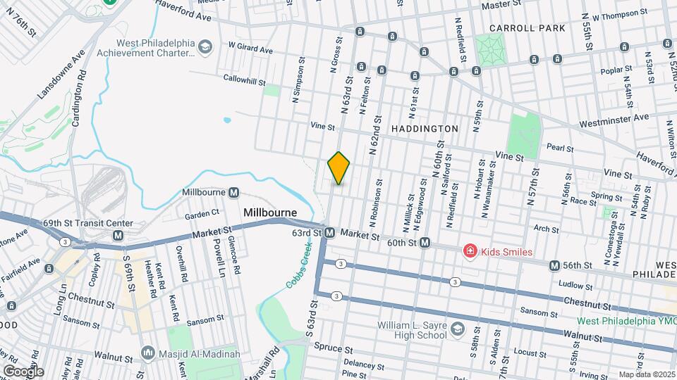 105 N 63rd St Map and Location Details