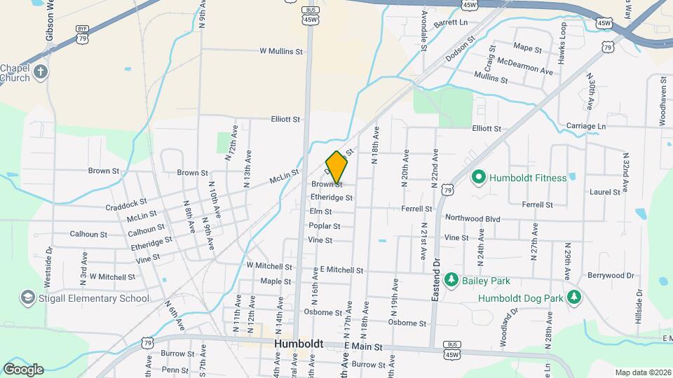 1622-1624-1624 Brown St Map and Location Details