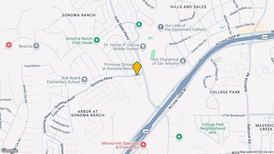 8223 Sabinoso Dr Map and Location Details