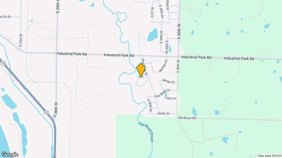 1116 Flat Rock Cir Map and Location Details
