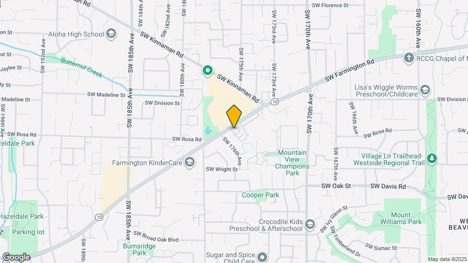 17547 SW Vanguard Ln Map and Location Details