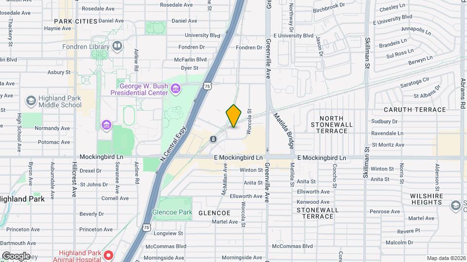 Mockingbird Station Apartments Map and Location Details