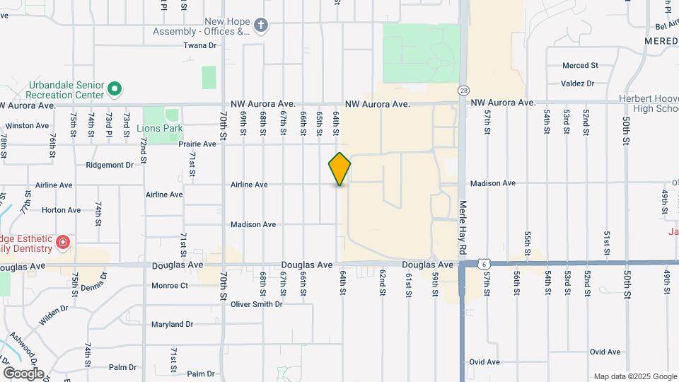 3929 64th St Map and Location Details