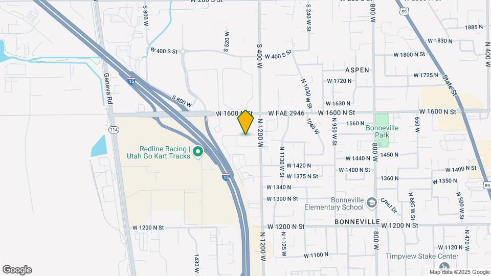 1253 W 1520 N Map and Location Details