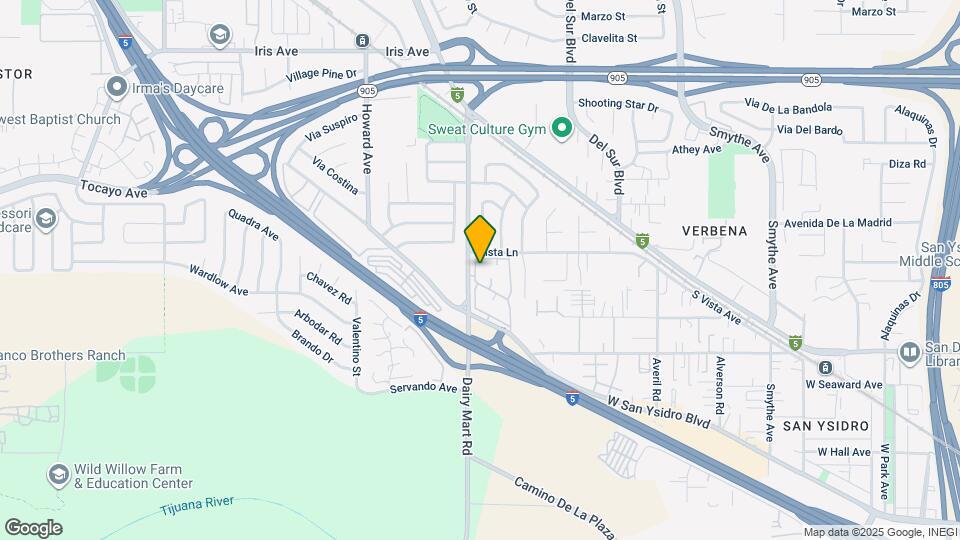 2015 Dairy Mart Rd Map and Location Details