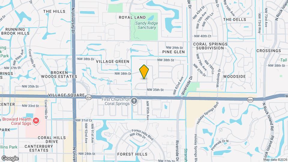 3504 NW 85th Ave Map and Location Details