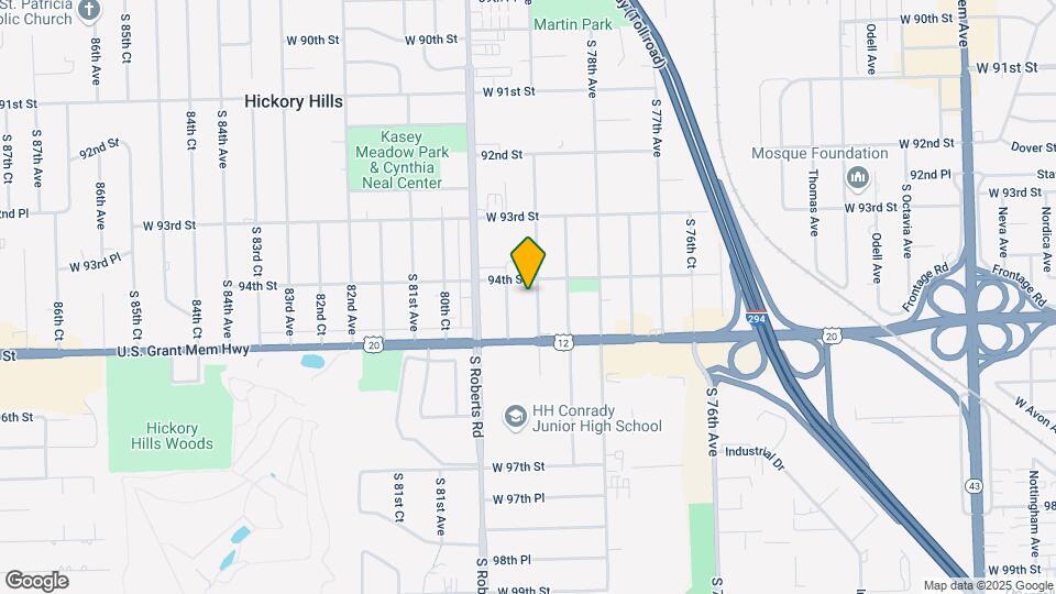 9400 S 79th Ave Map and Location Details