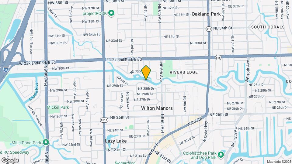 417 NE 29th St Map and Location Details