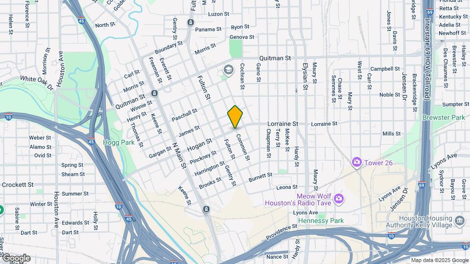1122 Hogan St Map and Location Details
