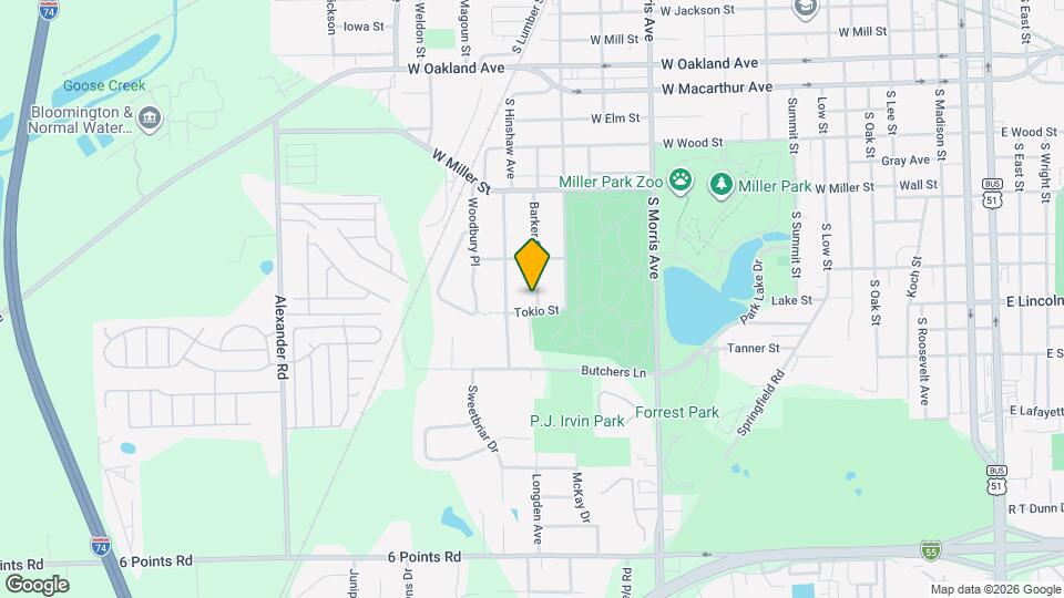 1219 Barker St Map and Location Details